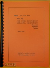 Tsitsihar Models X6030, X6130, X5030, Milling Machines Service Manual.