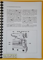 VDF Wohlenberg. M1000 VDF Standard Turning Machine. Machine Manual.