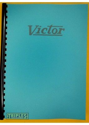 Victor 400 & 500 Series Lathe Operating Manual and Parts List.