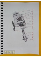 WMW/Heckert BR40 x 1250, BR40 x 1250/1, BR40 x 1250/2 Radial Drilling Machine Operating Instructions and Parts List.