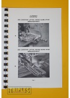 Ward 2DS 3DS Capstan Lathes Operating Instructions.