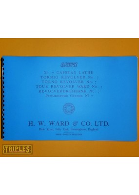 Ward No.7 Capstan Lathe Spare Parts Manual.