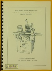 Xian Yang M6020A Universal Tool Grinding Machine. Operation Instruction.