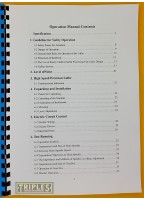 Yangzhou C6251A C6256A Lathe Instruction Manual and Parts List.