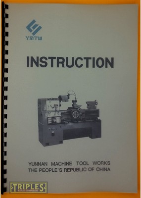 Yunnan CY-L 1660G Lathe Instruction Manual.